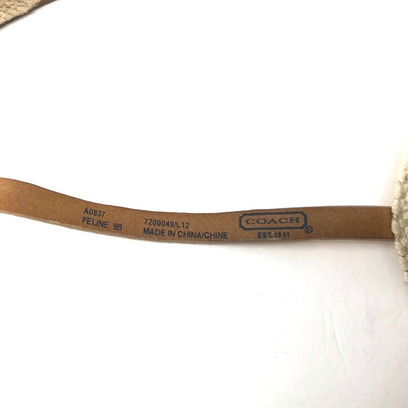 COACH crochet wedge sandals, size 9 - Picture 14 of 16